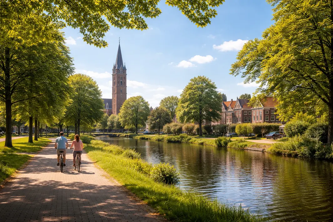 Rustig en zonnig weer in Apeldoorn met milde temperaturen
