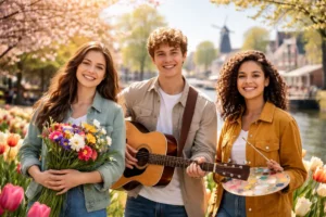 Voorjaarsbeelden en lokale talenten in het zonnetje gezet