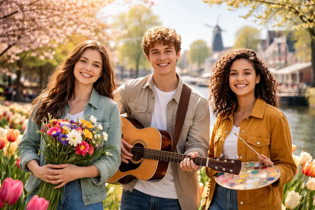Voorjaarsbeelden en lokale talenten in het zonnetje gezet