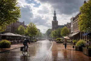 Wisselend Bewolkt Weer en Kans op Motregen in Apeldoorn