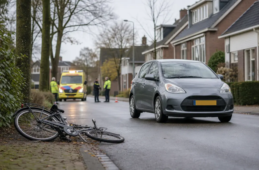 Fietser raakt gewond na aanrijding met auto in Vaassen