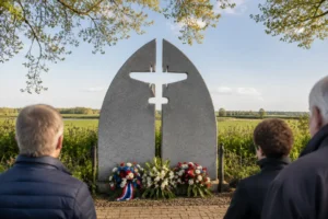 Monument ter nagedachtenis aan Britse vliegers onthuld in Empe na jarenlange inzet