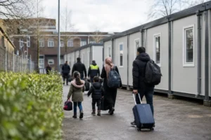 Noodopvang in Apeldoorn ontvangt eerste groep asielzoekers uit Ter Apel