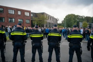 Demonstraties rond azc in Apeldoorn trekken veel politie aan
