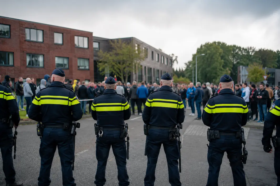 Demonstraties rond azc in Apeldoorn trekken veel politie aan