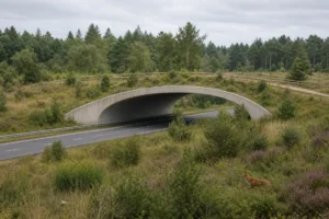 Ruimte voor wilde dieren vergroot op ecoducten rond natuurgebied